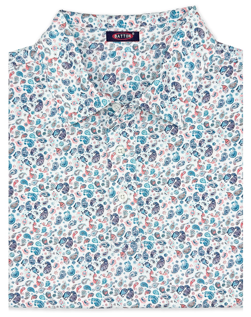 Batton - Wholesale Polo - Men's - Harlan Print Performance Polo0