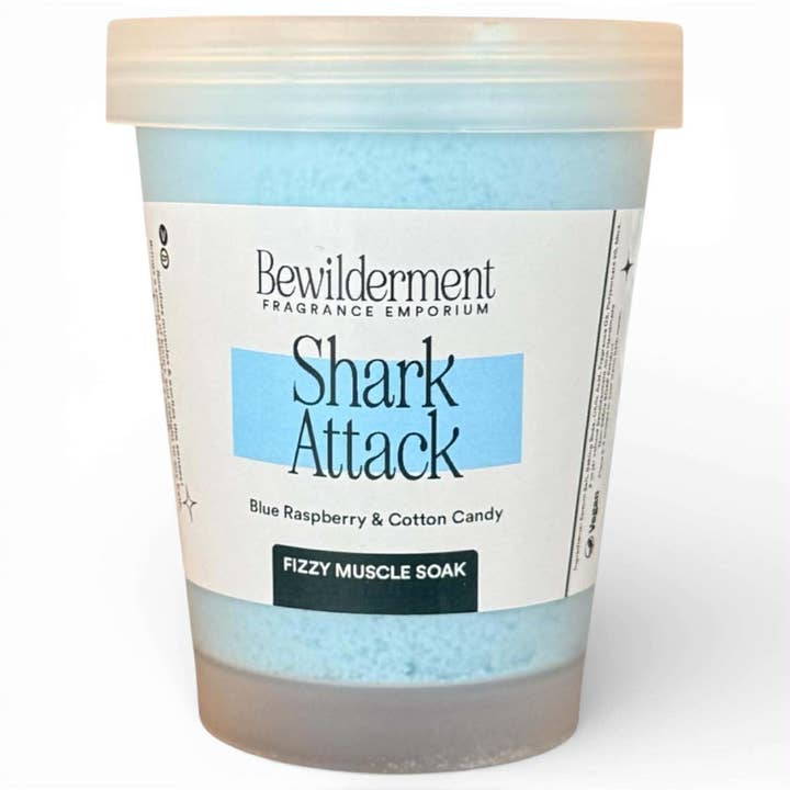 Shark Attack Fizzy Muscle Soak with Epsom Salt for wholesale by Bewilderment