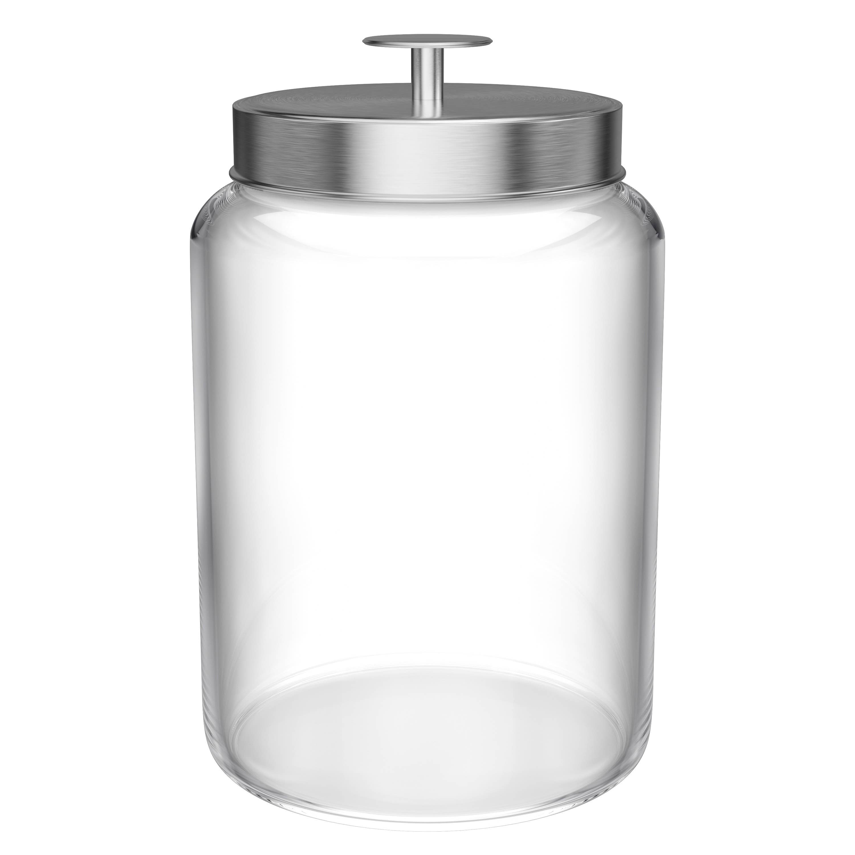 Kook - Wholesale Canister Set - Kook Glass Kitchen Canisters, 4 Qt, Set of 26