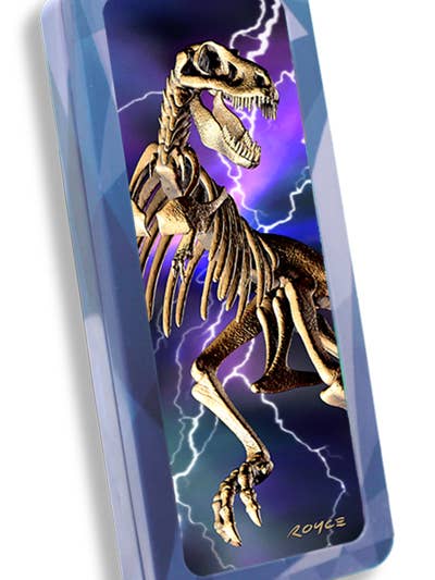 3D Royce Pencil Tin - T-Rex (Image Flips) for wholesale by Artgame Ltd.