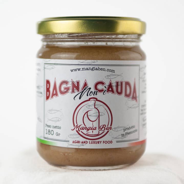 Bagna Cauda Piemontese Garlic-Free Anchovy Sauce for wholesale by Mangiaben Agri & Luxury food