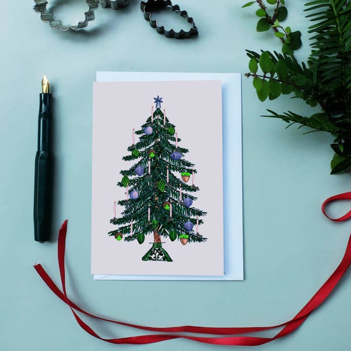 Greeting card Christmas tree for wholesale by Wonder Of Today