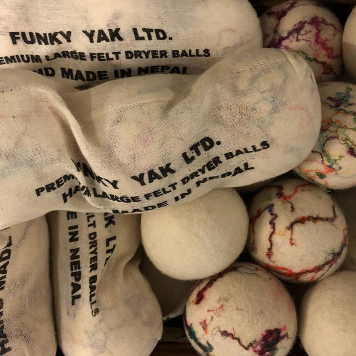 Handmade Eco Friendly Reusable Felt Dryer Ball and other Purchase wholesale white felt balls. Free returns & net 60 terms on Faire trending on Faire.
