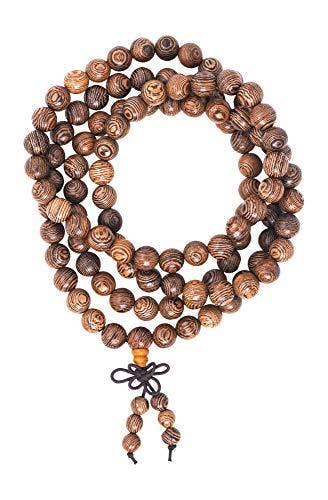Mandala Crafts - Wholesale Prayer Beads Necklace - Mandala Crafts Natural Wood 108 Mala Prayer Beads Necklace, Bracelet from for Meditation, Yoga9