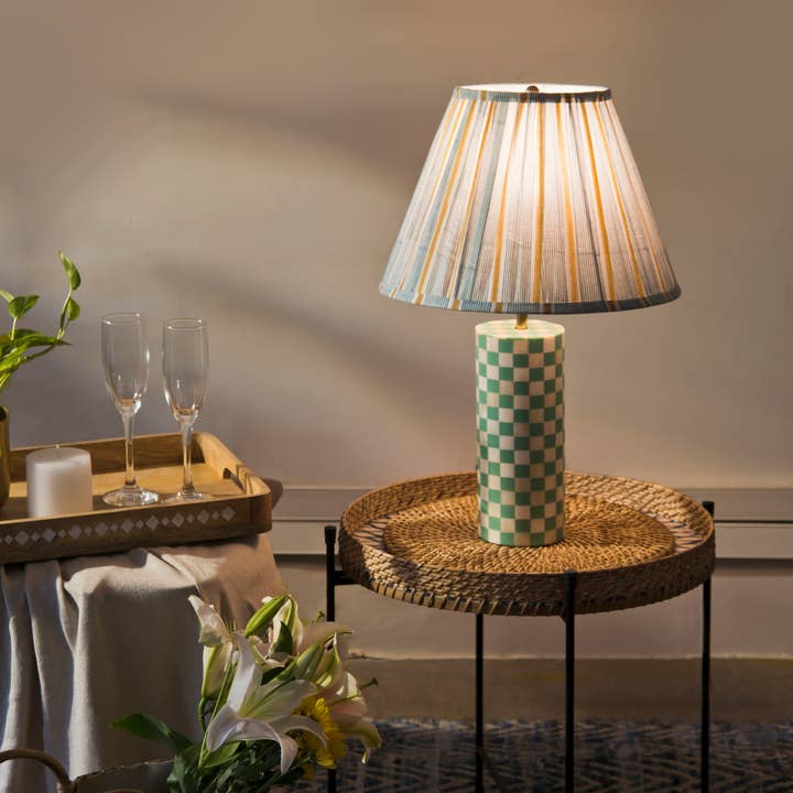 Mela Artisans - Wholesale Lamp Shade - Sunny Stripes Lampshade