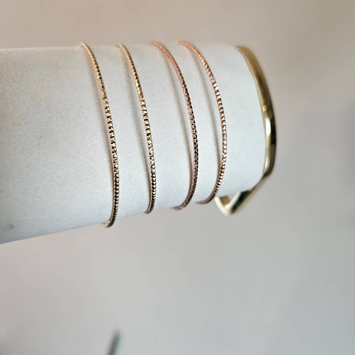 Half Moon Jewelry Designs - Wholesale Bangle Bracelet - permanent jewelry bangle (Sparkle), Bangle blank for PJ1