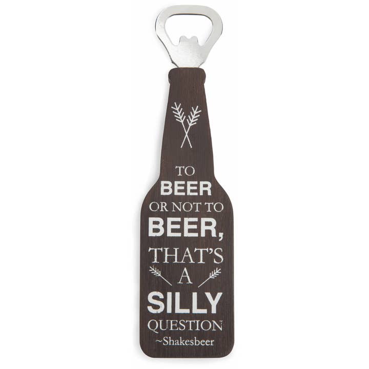 To Beer or Not - 7" Bottle Opener Magnet for wholesale by Pavilion