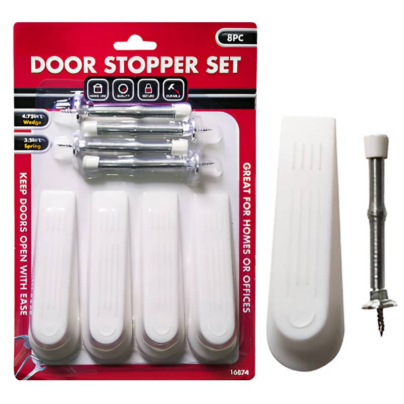 Deluxe Import Trading - Vente Butées de porte - Paquet de 8 butées de porte0