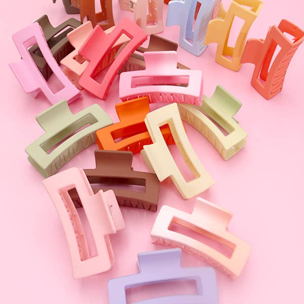 JOSSLYN by wall to wall - Wholesale Hair Clip - Women's - JUMBO CLASSIC HAIR CLAW CLIPS | 21H0244