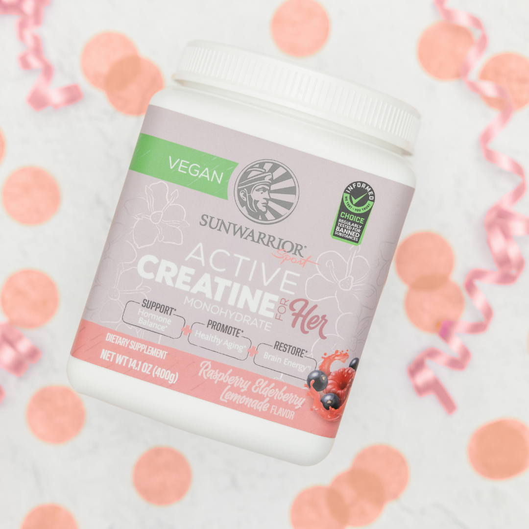 Sunwarrior - Wholesale Powdered Health Drink - Raspberry Elderberry Creatine Drink Powder For Her4