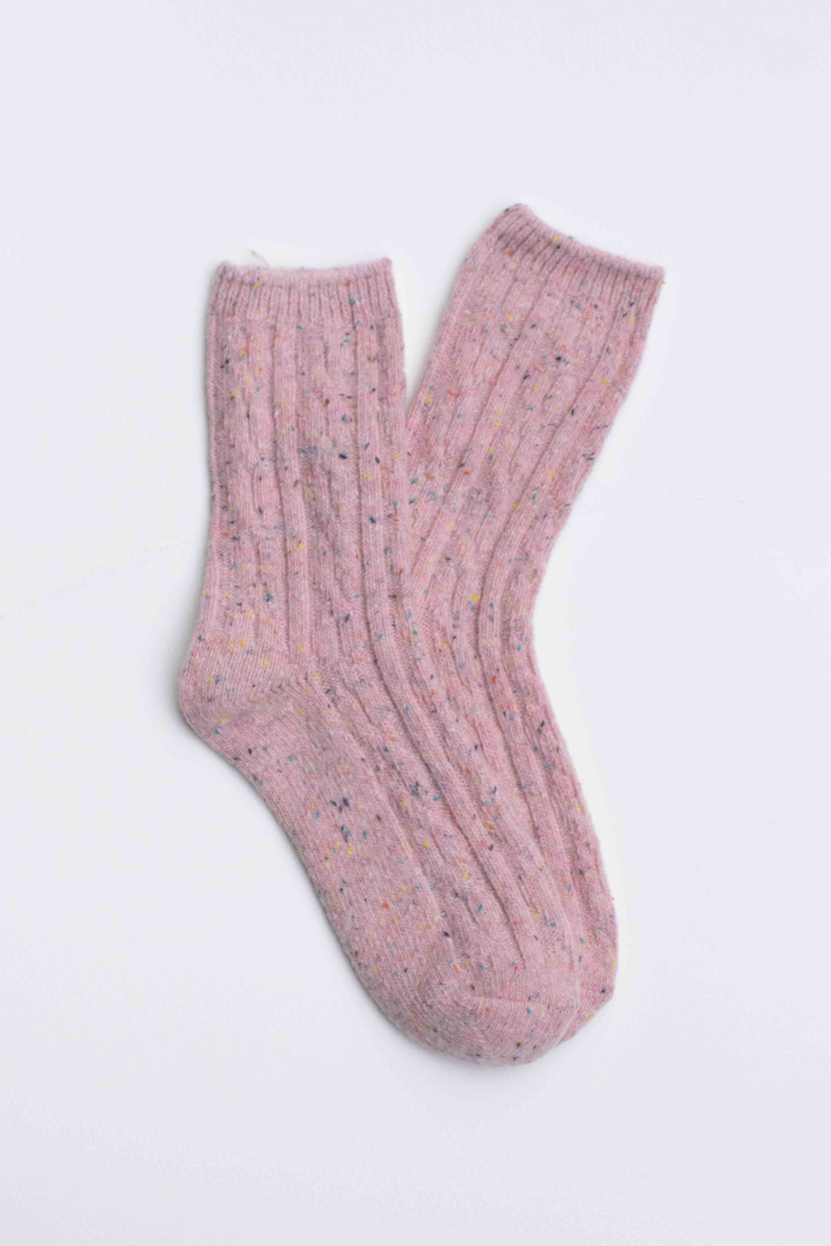 Tiepology - Wholesale Socks - Women's - Wool Blend Speckled Knit Socks6