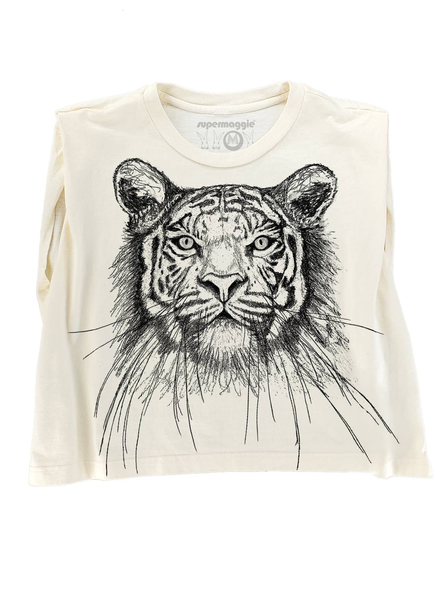 Supermaggie @ Faire - Wholesale T-Shirt (Graphic) - Women's - Tiger Maisie Heavyweight Muscle Tee0