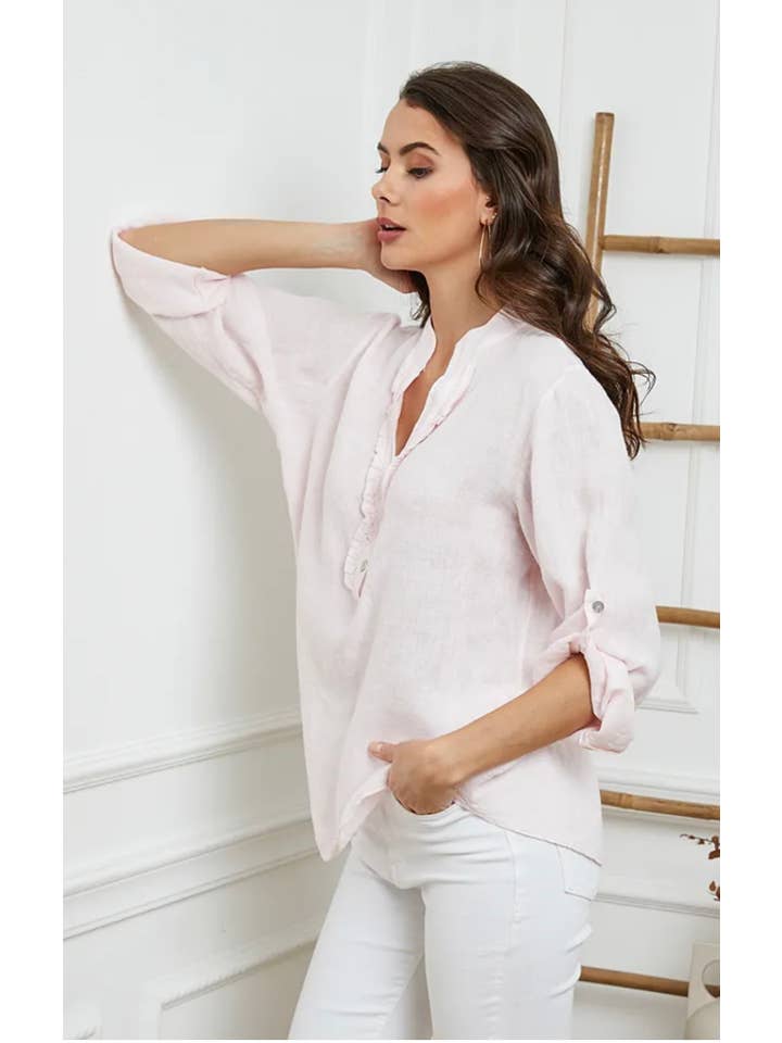 LÉA & LUC – wholesale Blouse – Women’s – 100% Linen Blouse REF. 664952