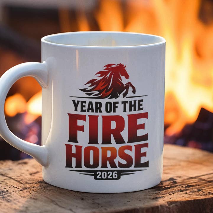 År for Ildhesten 2026 Krus, Modig Lunar Zodiac Gave for engroshandel hos Embrova