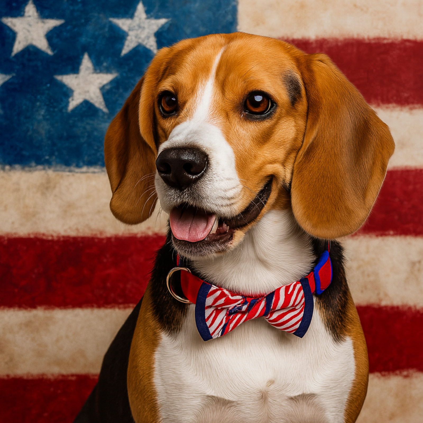 Rosso Collare per cani con fiocco, collare artistico per animali domestici con bandiera americana in vendita all'ingrosso su Faire6