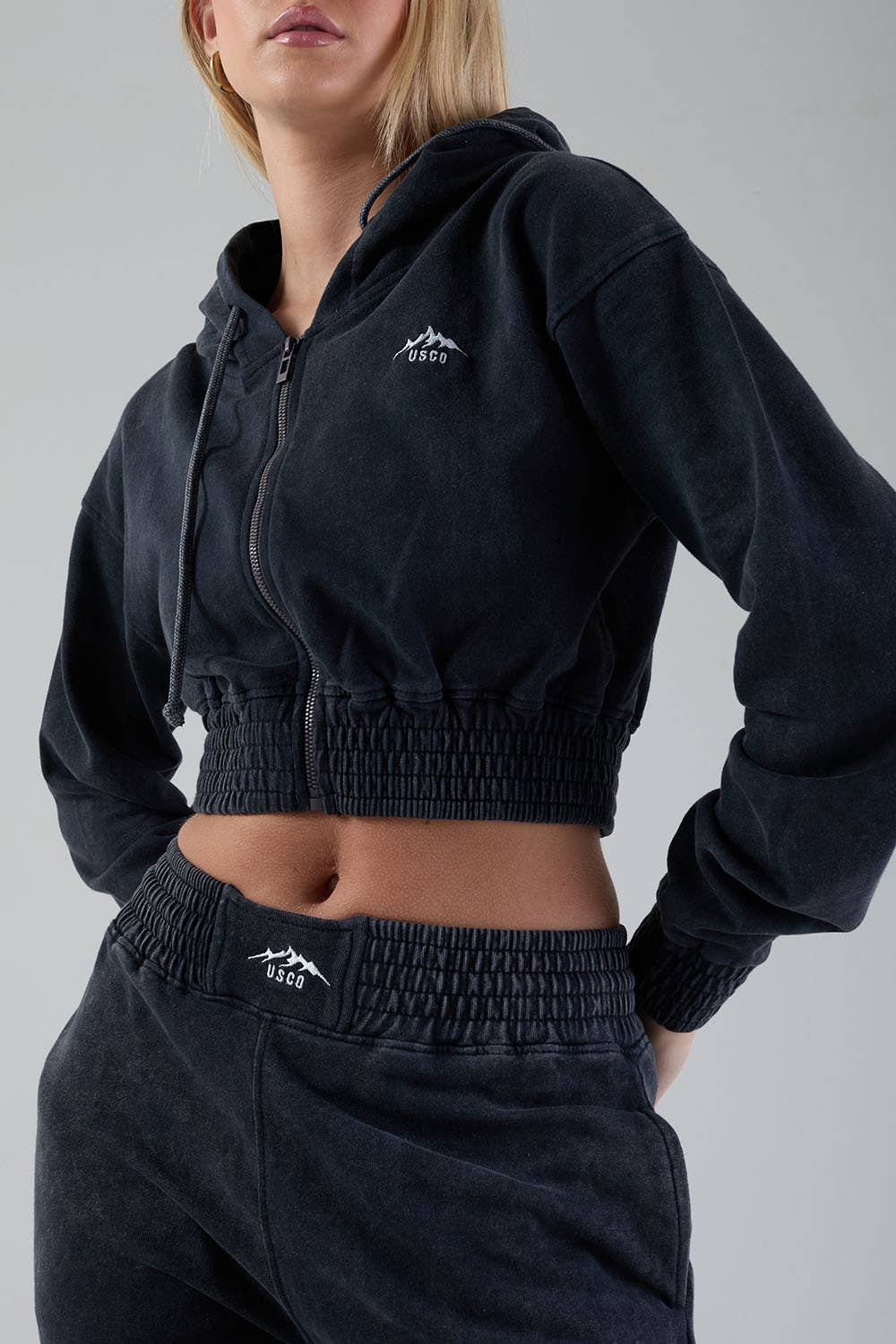 The Stratus Tracksuit in Charcoal for wholesale on Faire5