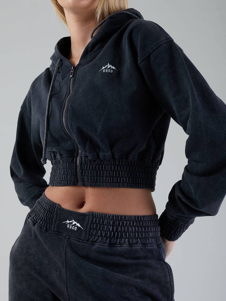 The Stratus Tracksuit in Charcoal for wholesale on Faire5