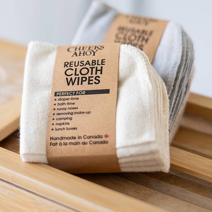 Cloth Wipes for wholesale by Cheeks Ahoy