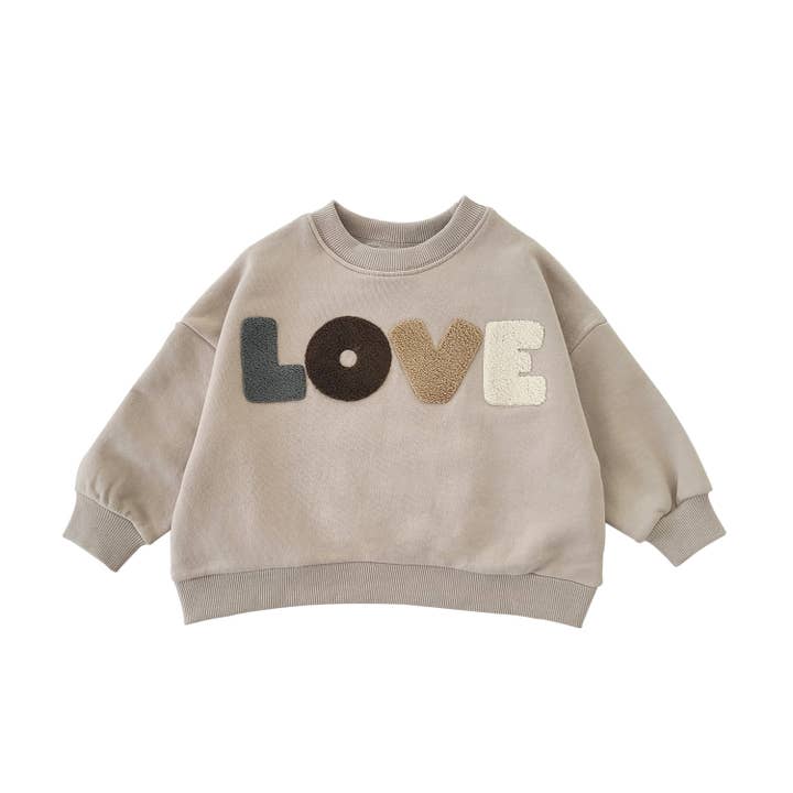 Sudadera Toddler&Mom LOVE (1-5 años, mamá) - Gris para venta al por mayor de At Noon