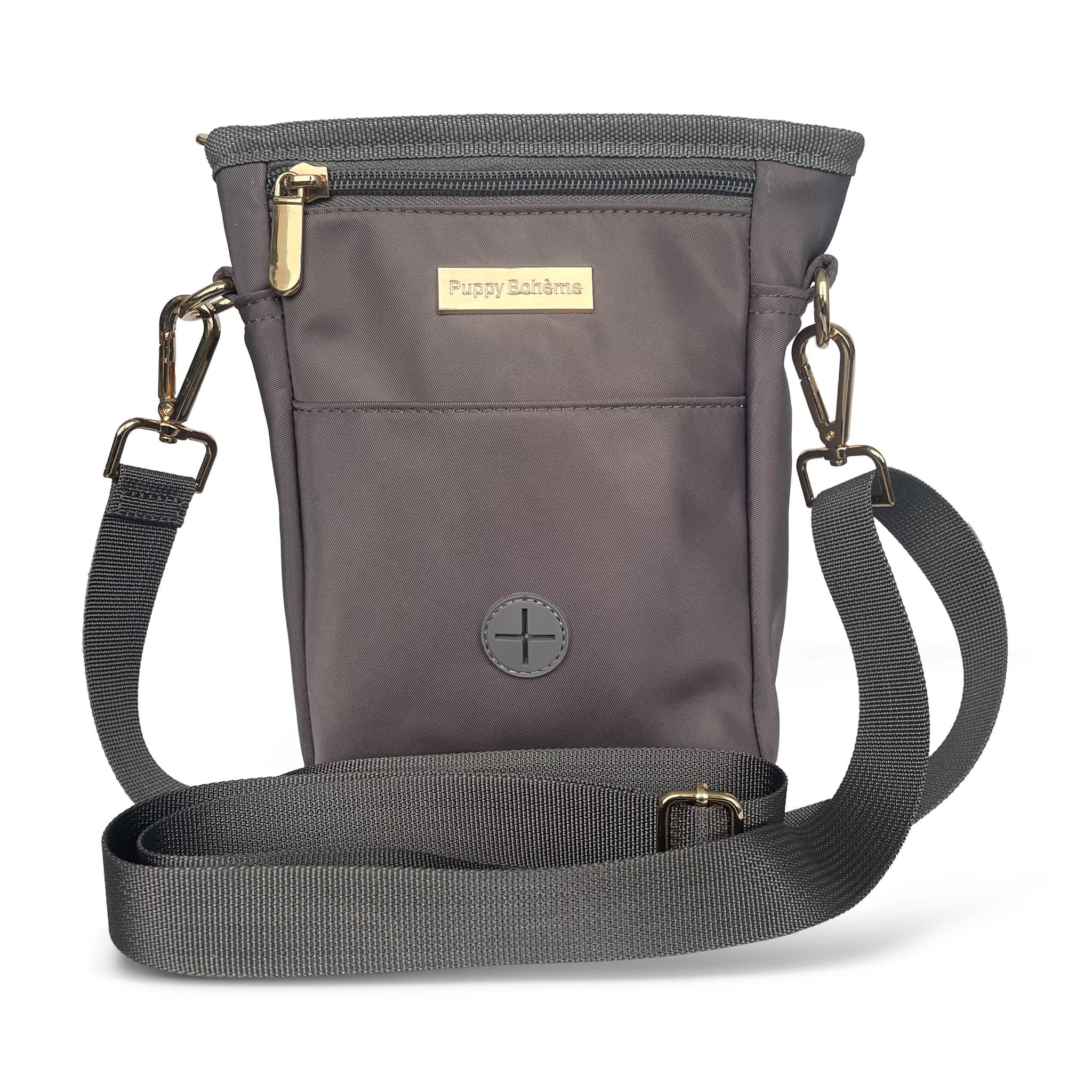 Puppy Bohème - Vente Sac à friandises – chien - Sac de promenade pour chien taupe2