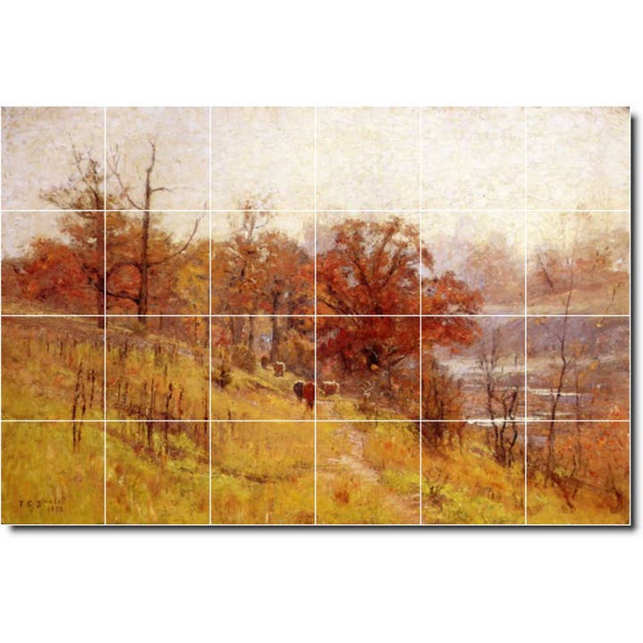 Peinture murale en céramique de paysages PT08388 pour la vente par Picture-Tiles.com