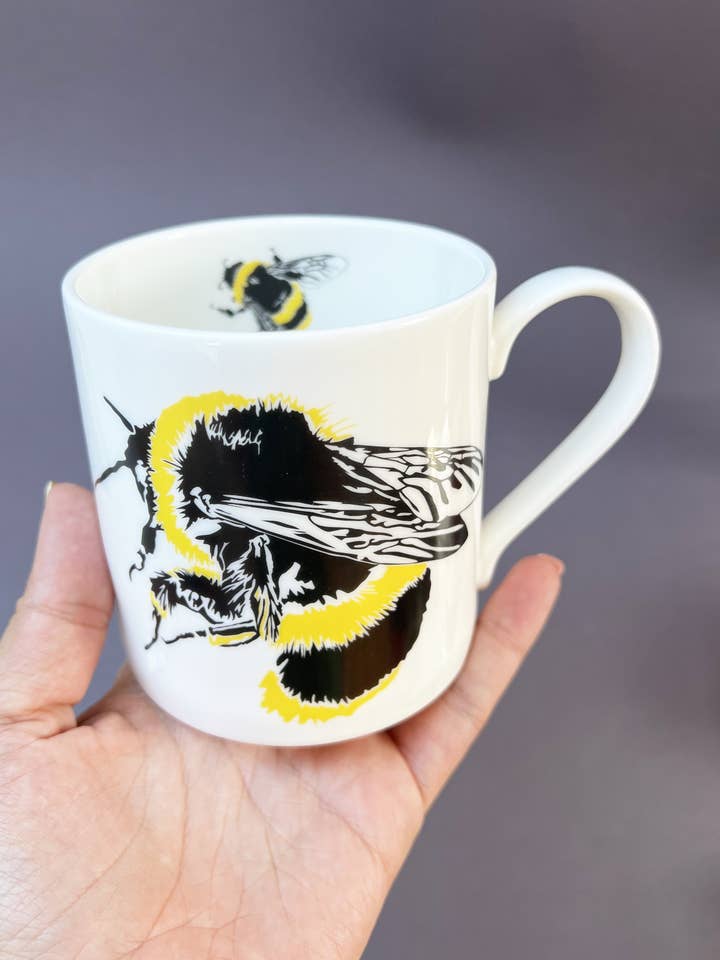 Bee Mug for wholesale by Penguin Ink