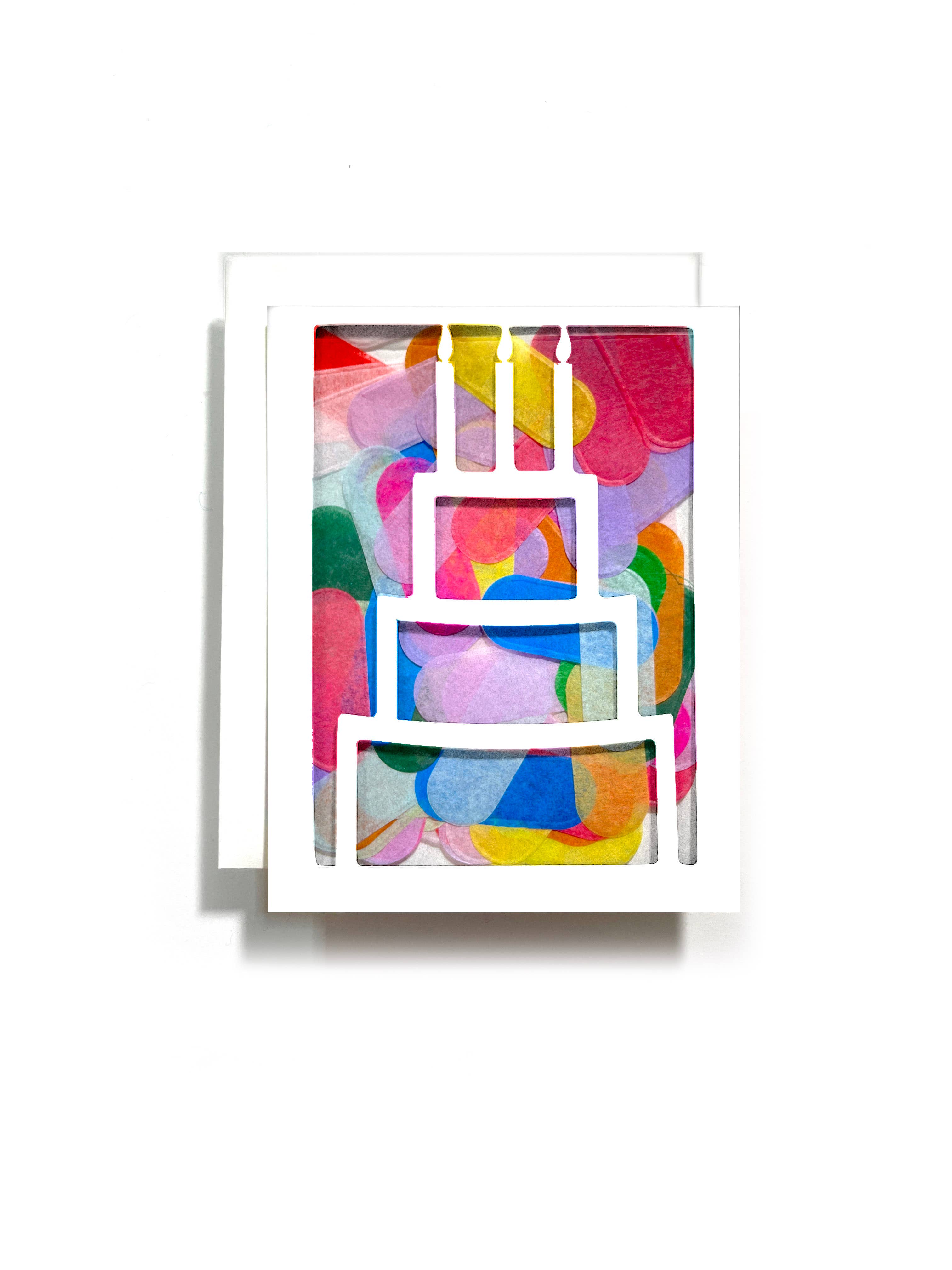The Paper Curator - Wholesale Birthday card - Birthday Cake Confetti Card | Adult Birthday | Greeting Card5
