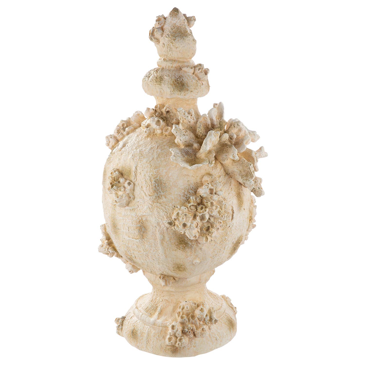 Decorative Object Amphora Seychelles White H. 49.5 cm, PU 1 for wholesale on Faire2