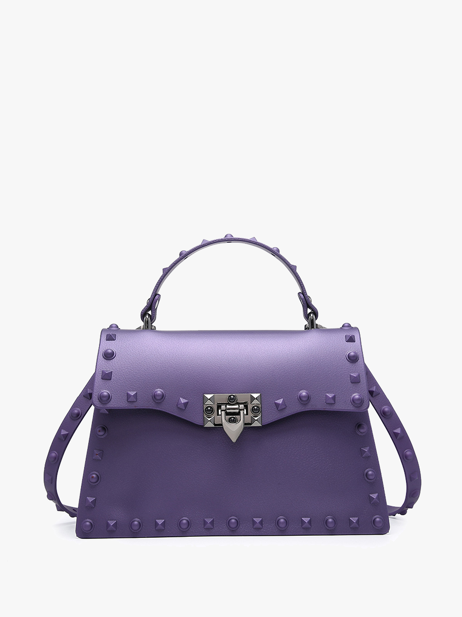 Jen & Co. - Wholesale Satchel - Women's - PP2044 Roxie Studded Crossbody/Clutch w/ Buckle Closure2