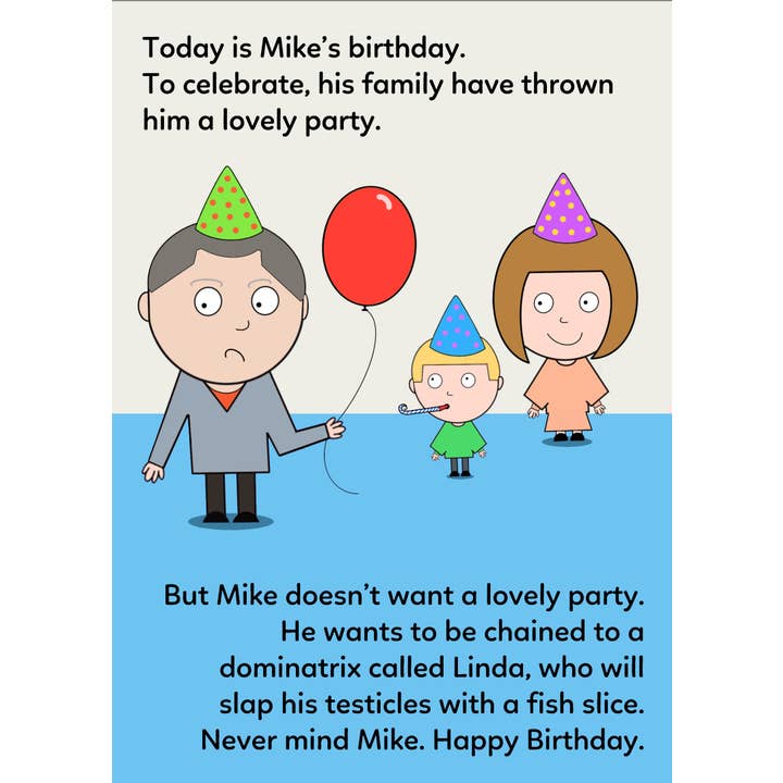 DM02 Birthday Mike for wholesale by Go La La