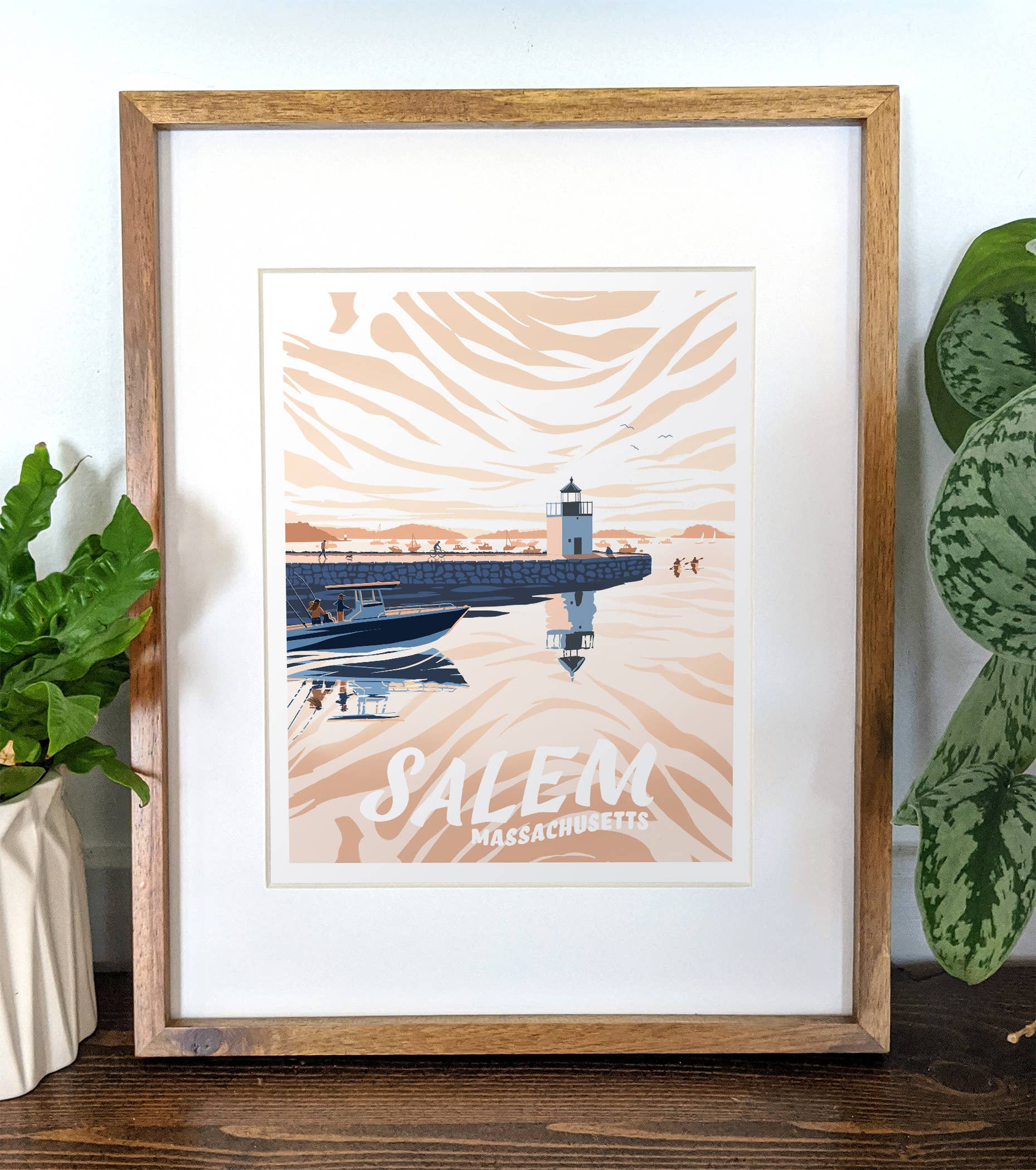 Kat Maus Haus Illustration - Wholesale Art Print - Salem, Massachusetts Print0