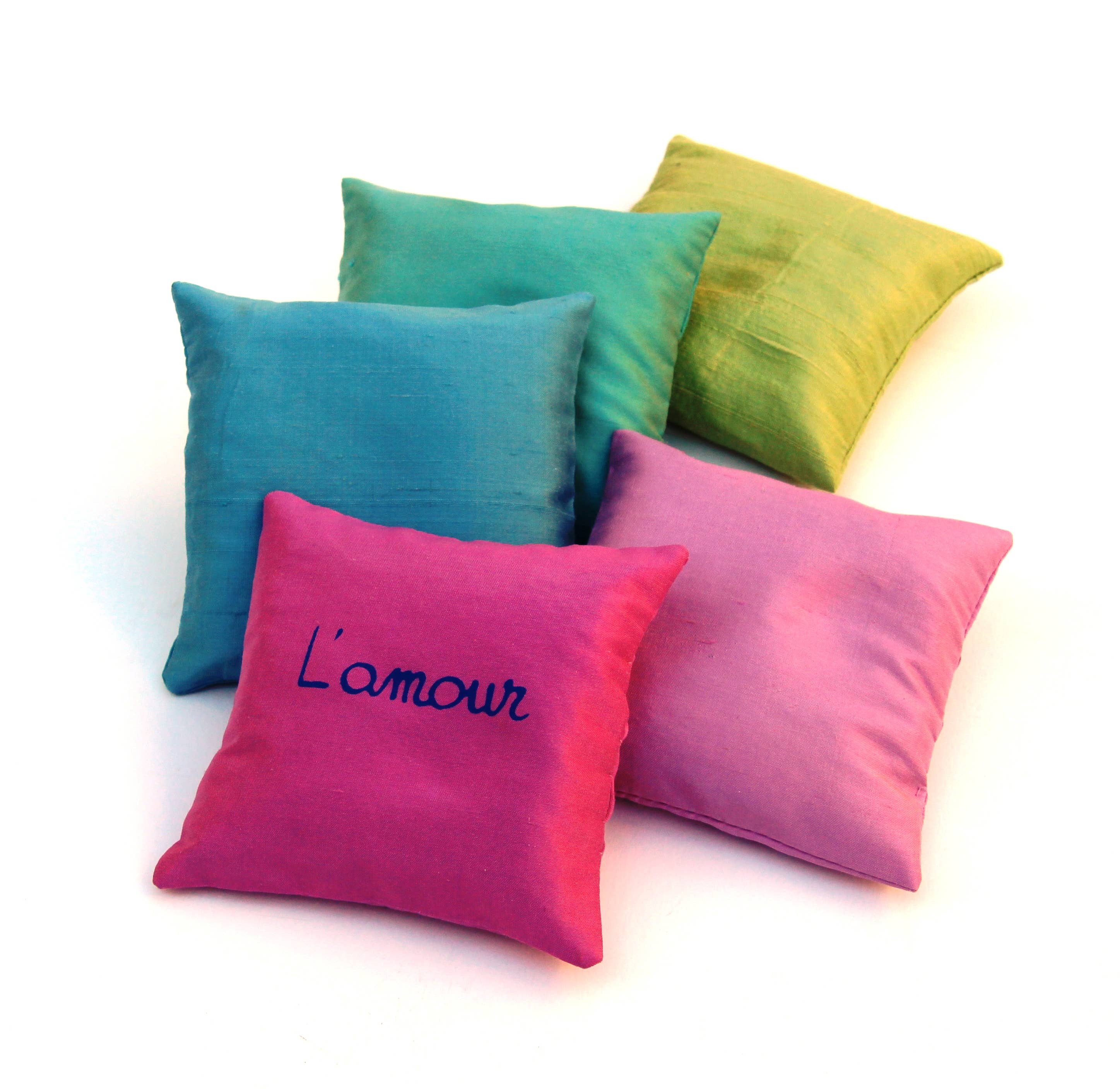 Estelle Billot - Wholesale Zakje - Dupioni zijden lavendelzakje - L'amour enkel zakje6