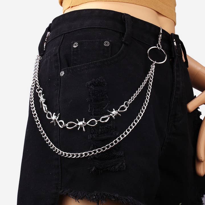 GOTHIC THORNS PANTS CHAIN CLOTHES ACCESSORY_CWMM0672 for wholesale by ACCITY