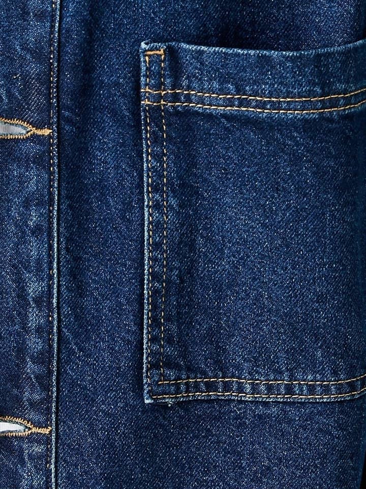Surchemise en denim épais lavé foncé pour la vente par Usolo Outfitters