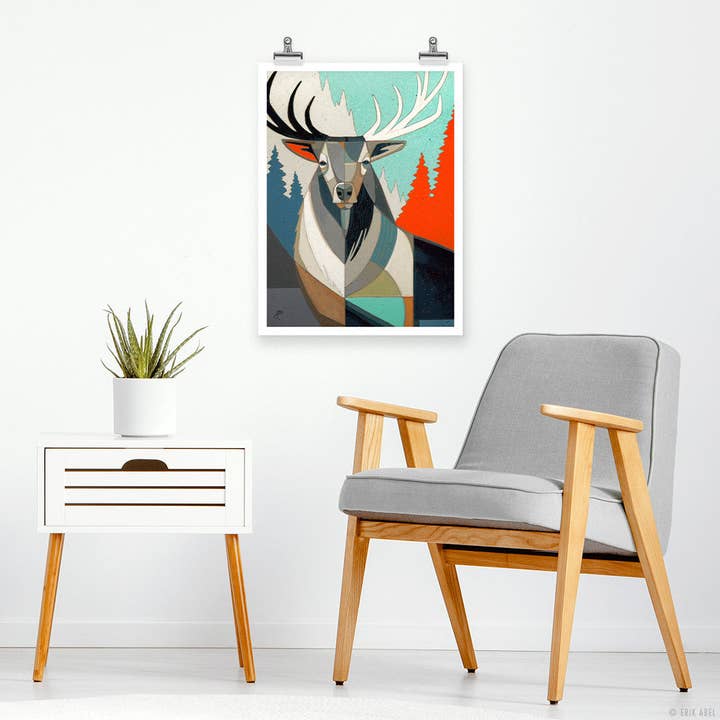 Abel Arts - Wholesale Art Print - Wapiti - WHLSL Print10