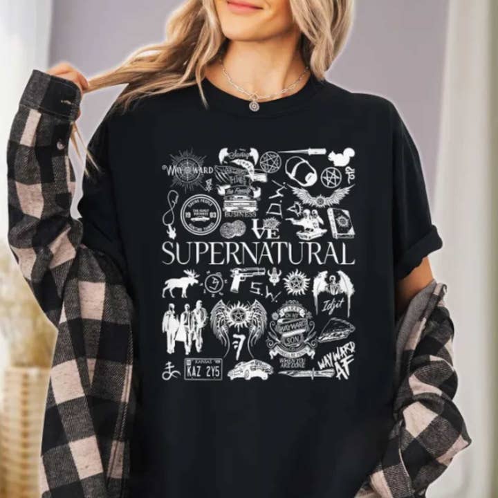 Winchester Brother Shirt, Retro Supernatural Tee, Dean Winch for wholesale by OneStopSapphireShop