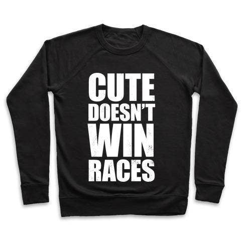 FELPA CARINA NON VINCE GARE (INCHIOSTRO BIANCO) per la vendita all'ingrosso da parte di True Modern