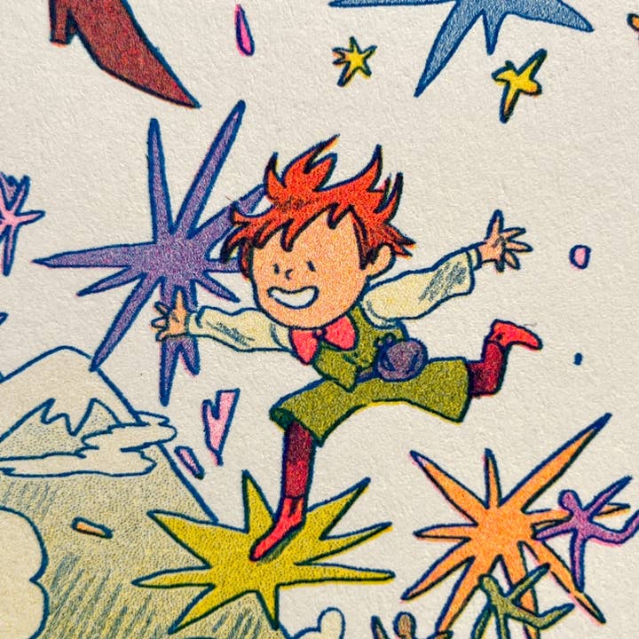 Natalie Andrewson - Wholesale Art Print - Howl's Moving Castle Small Riso Print10