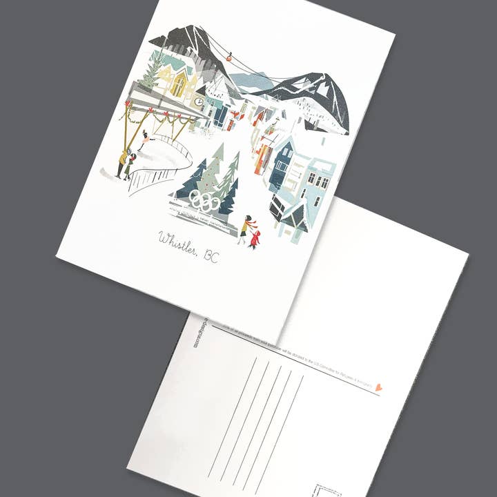Albie Designs - Wholesale Postcard - Whistler Postcard 5x72