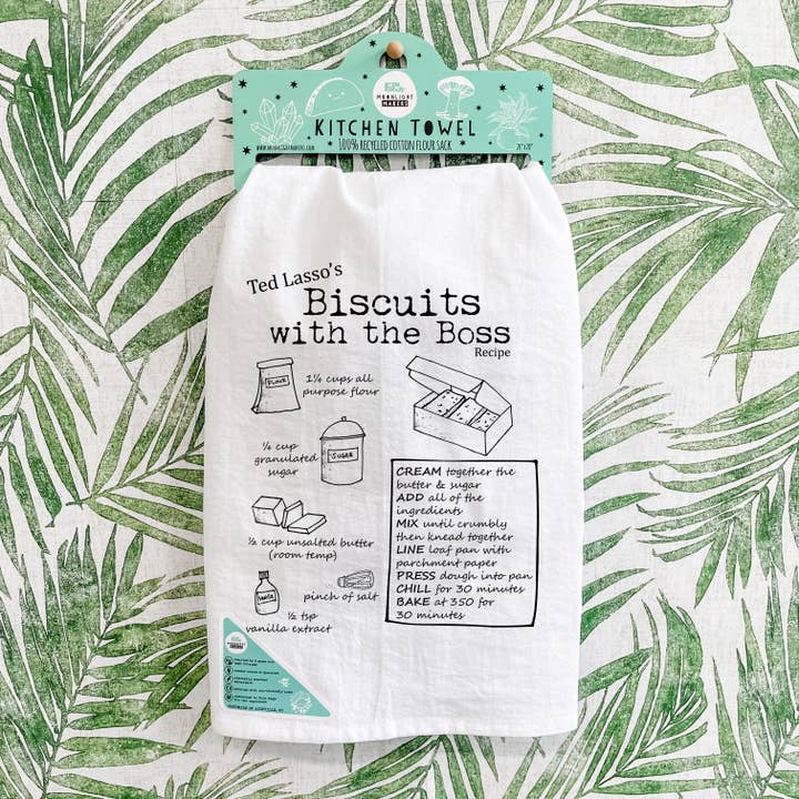 Moonlight Makers - Wholesale Tea Towel - Ted Lasso, Biscuits - Dish Towels - OVERSTOCK SALE