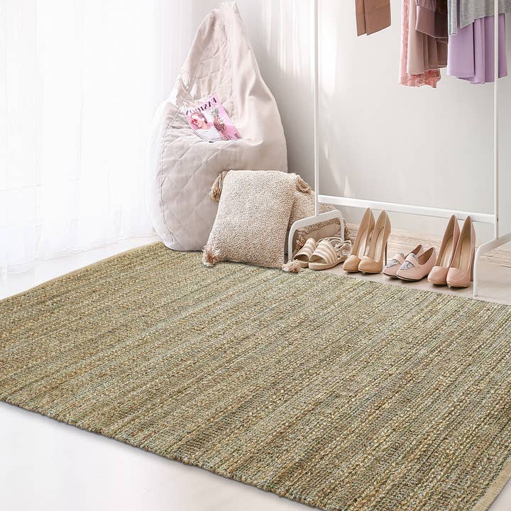 LR Home - Wholesale Area Rug - Saharan Handwoven Jute and Chenille Indoor Area Rug14