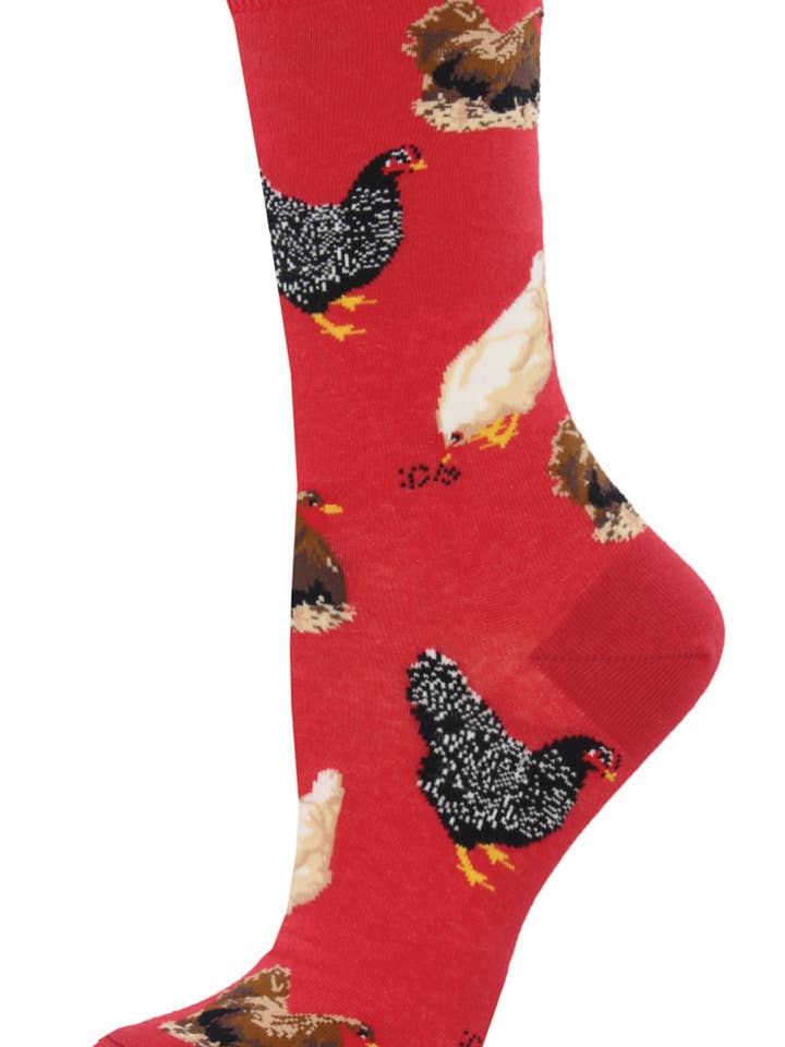 Bobangles - Wholesale Socks – Women's - Socksmith Ladies Socks - Hen House Red
