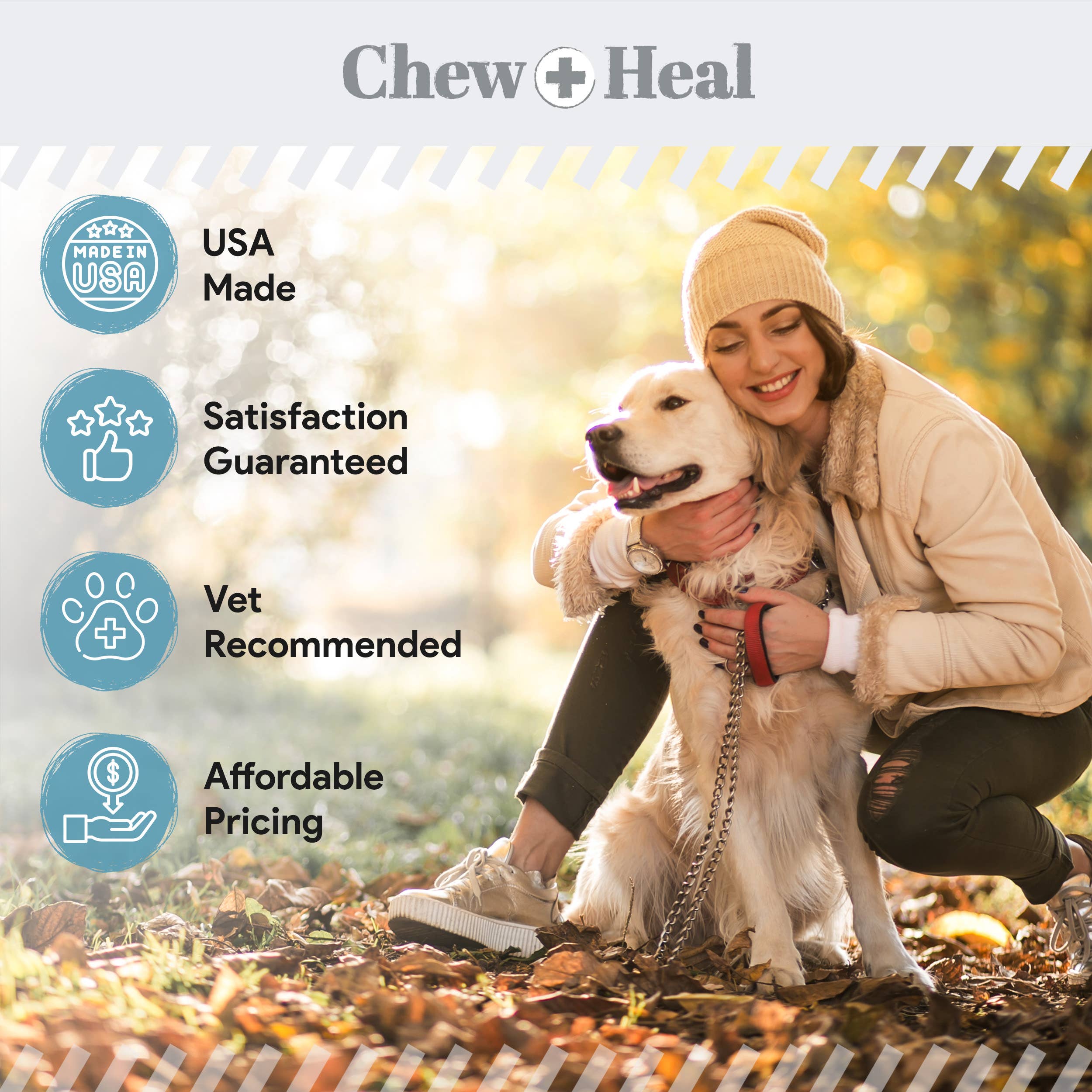 Chew + Heal - Wholesale Pet Supplement - Dog - Daily 12-In-1 Multivitamin Powder for Dogs 8