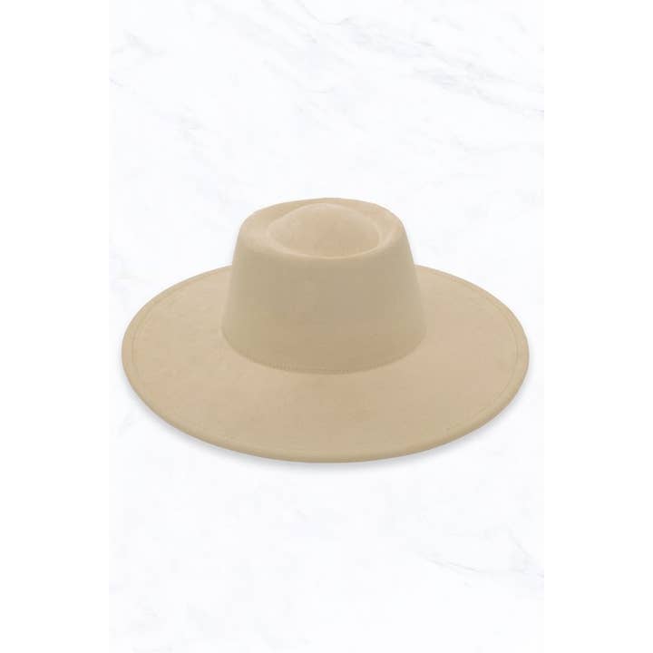 Suzie Q USA - Wholesale Fedora - Women's - Suede Concave Hat3
