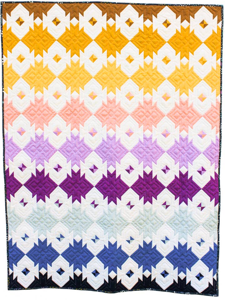 Motif de couette Diamond Skies pour la vente par Love Sew Modern