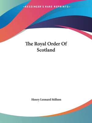 Books by splitShops - Wholesale Religion Book - The Royal Order Of Scotland - Paperback0