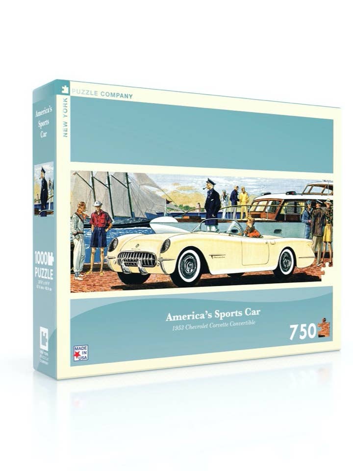 America's Sports Car - 750 Piece Jigsaw Puzzle for wholesale by New York Puzzle Company