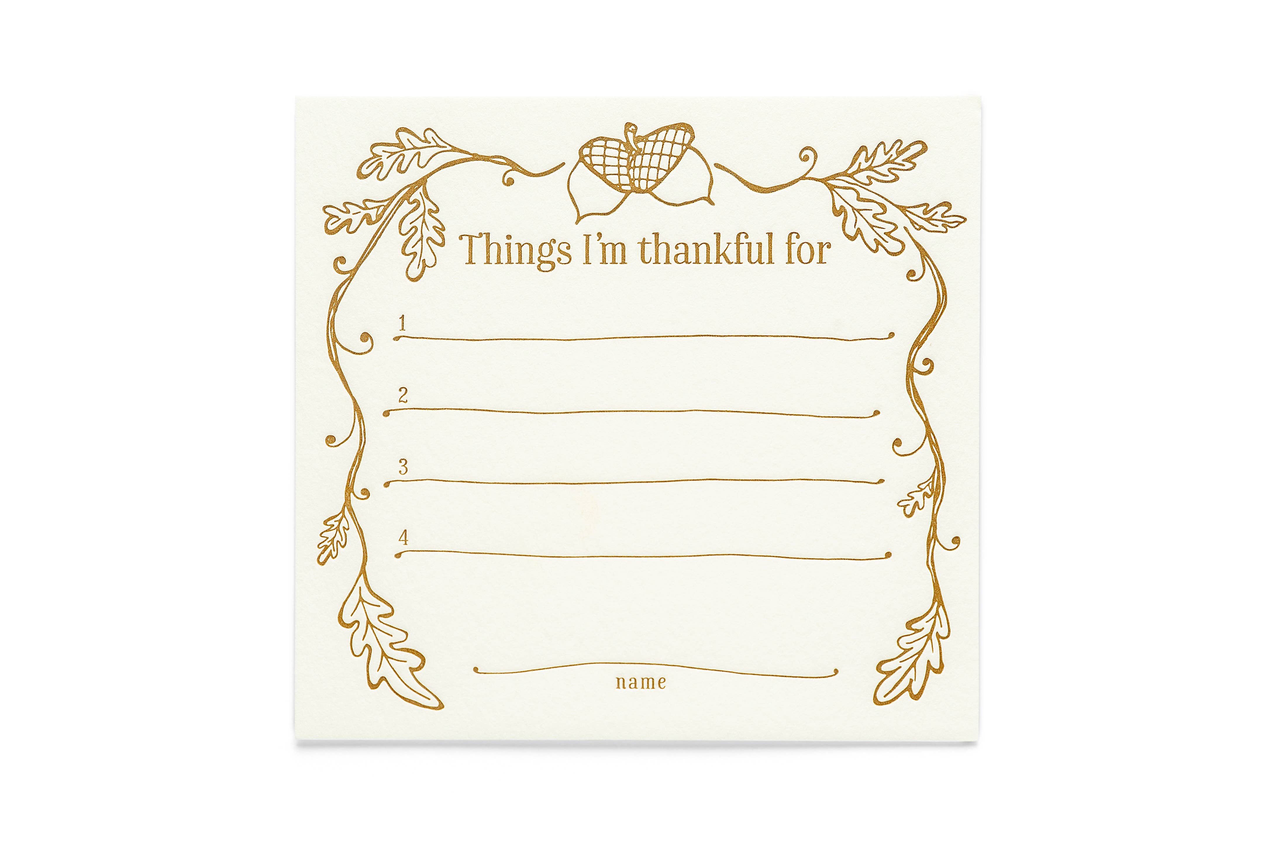 Color Box Design & Letterpress - Wholesale Place Card / Place Holder - Thankful Place Cards1