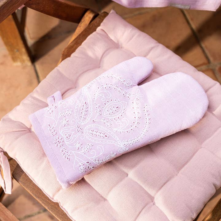 Set guanto e presina - Arabella per la vendita all'ingrosso da parte di La Mallorquina