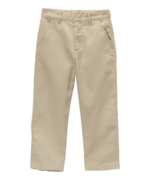 Boy Uniform School Relax Fit Pants khaki for wholesale on Faire